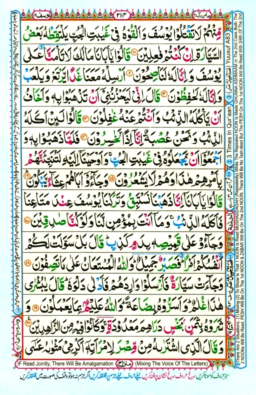 Surah 12 Yusuf, page 2