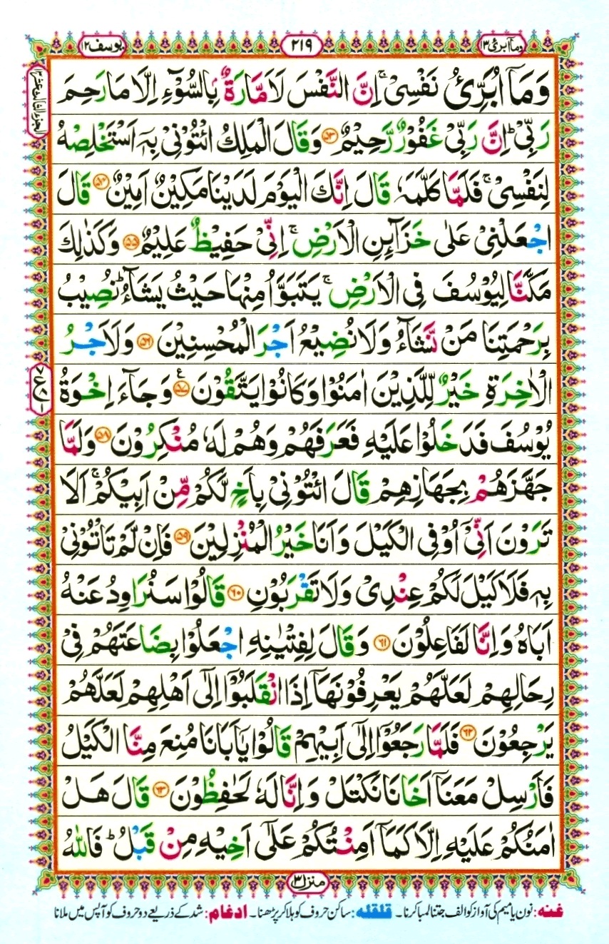 Surah 12 Yusuf, page 7