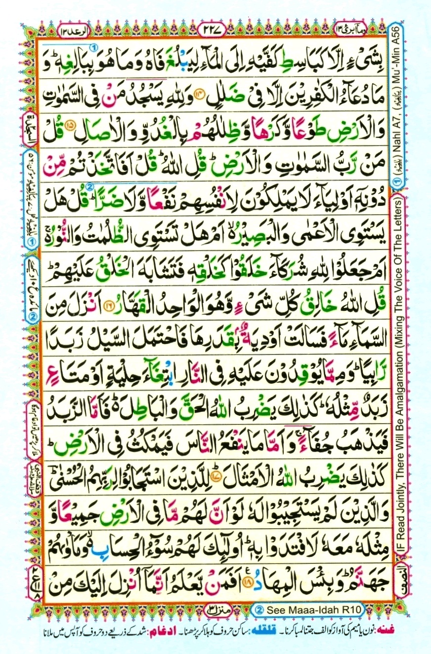 Surah 13 Ar-Ra'd, page 3