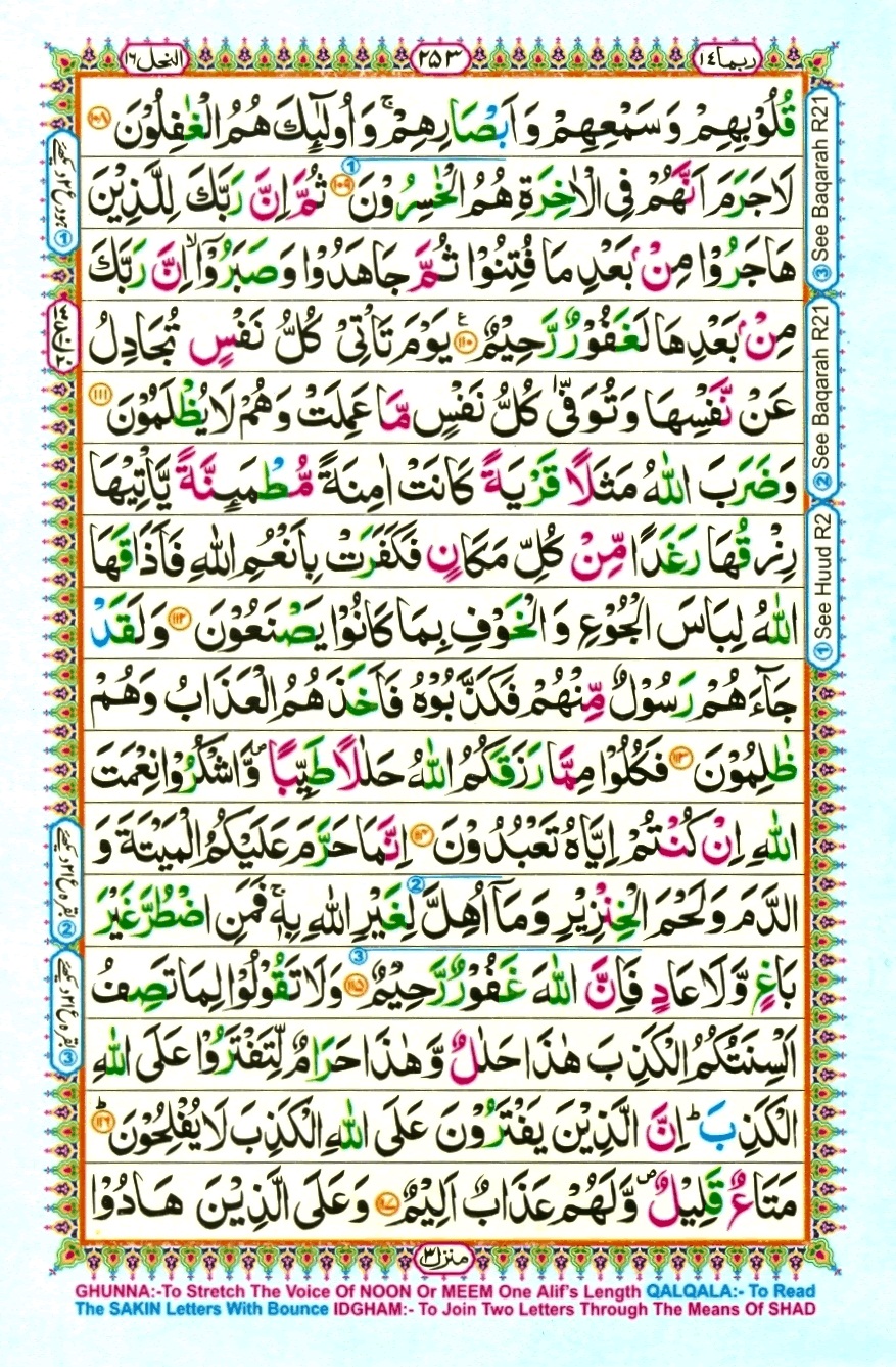 Surah 16 An-Nahl, page 13