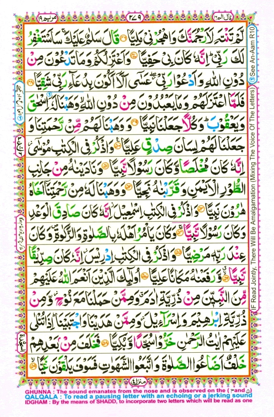 Surah 19 Maryam, page 4