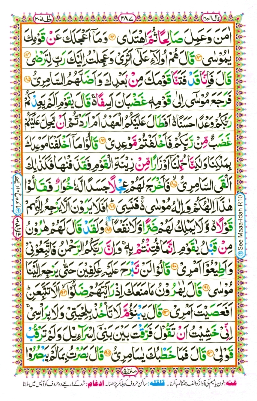 Surah 20 Ta-Ha, page 6