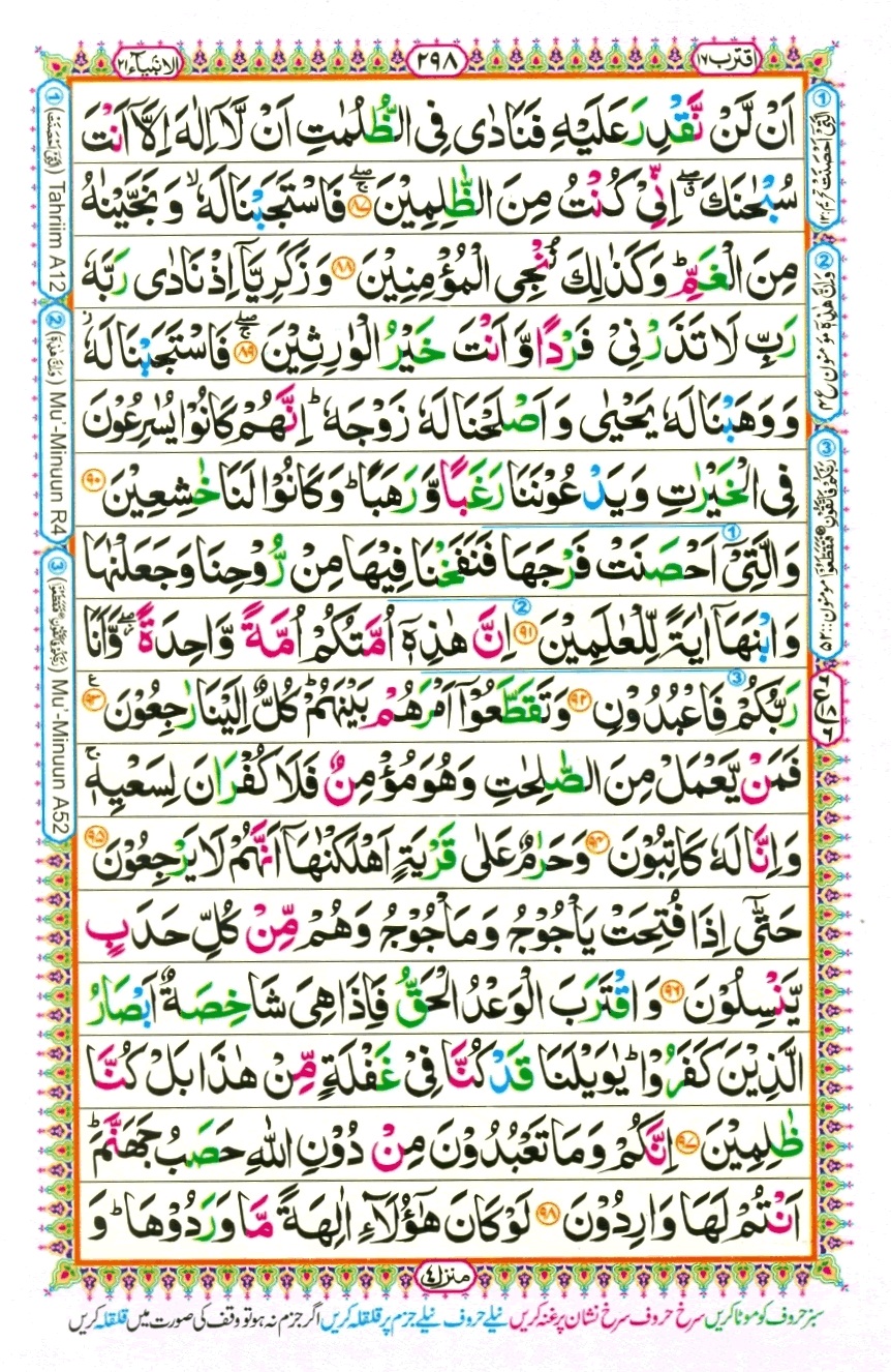 Surah 21 Al-Anbiya, page 8