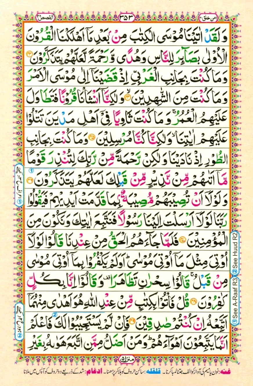 Surah 28 Al-Qasas, page 6