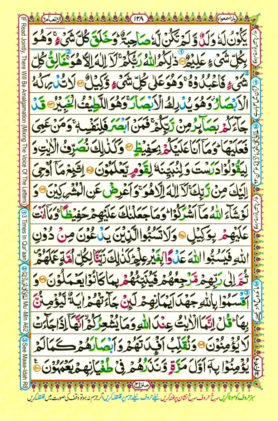 Surah 6 Al-An'am, page 13