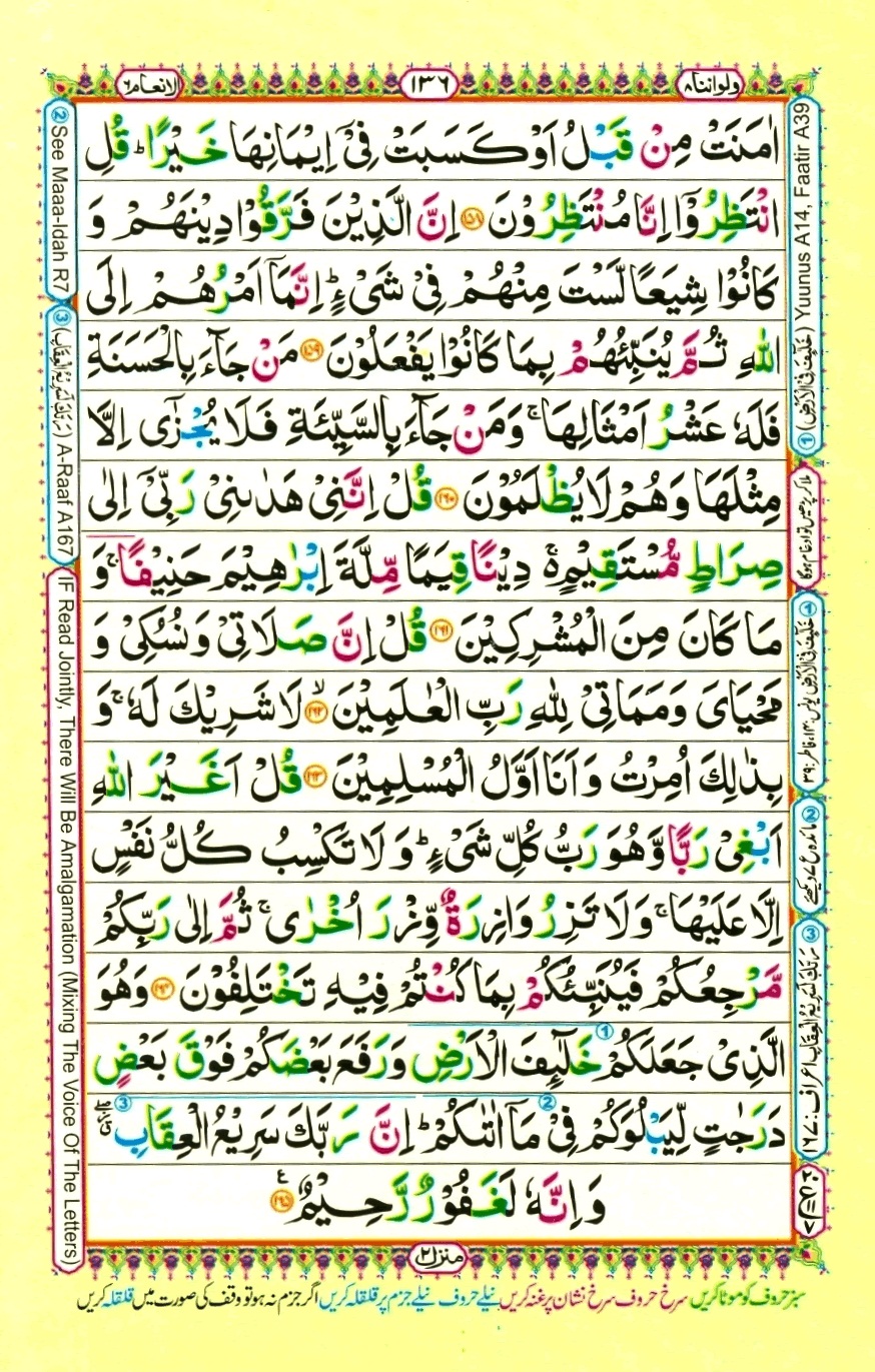Surah 6 Al-An'am, page 21