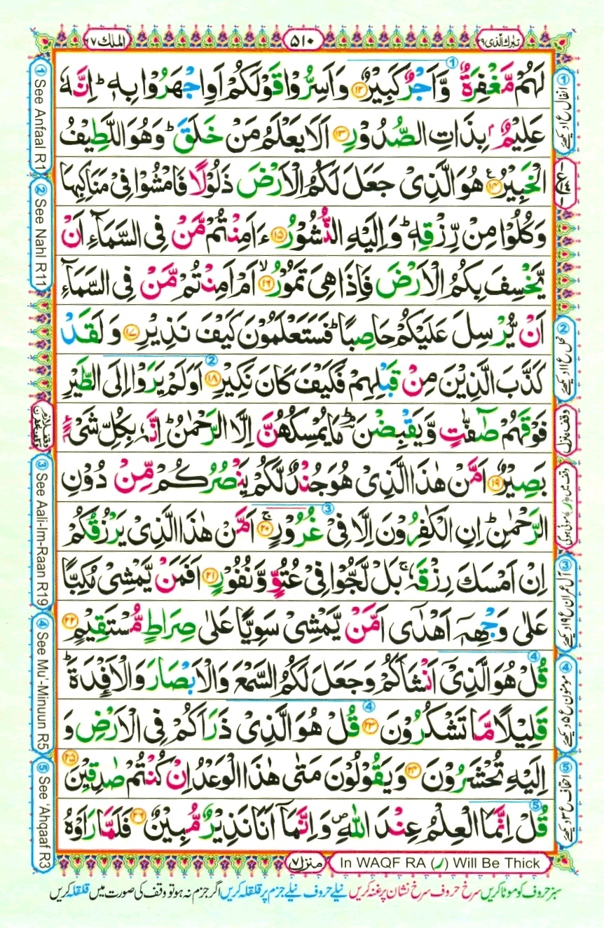 Surah 67 Al-Mulk, page 2