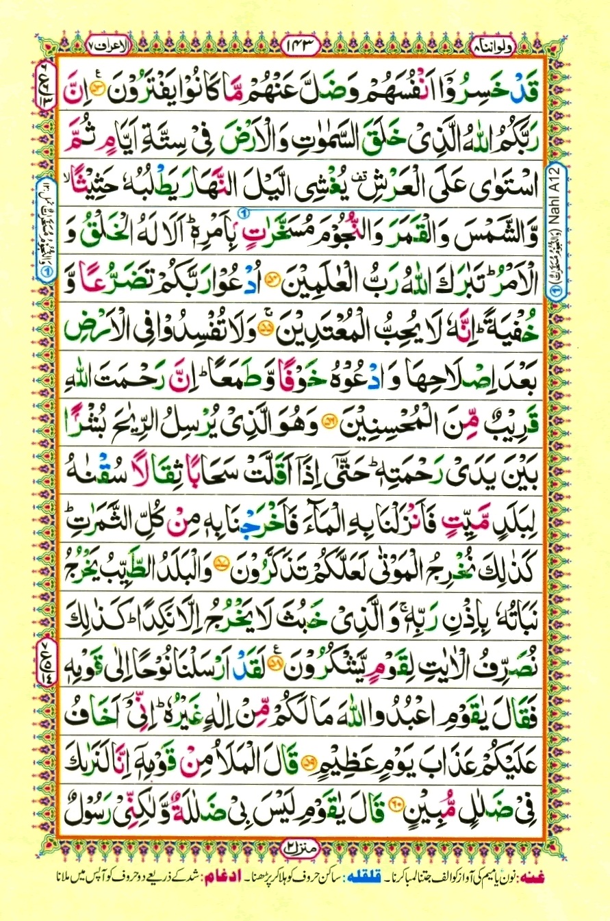 Surah 7 Al-A'raf, page 7